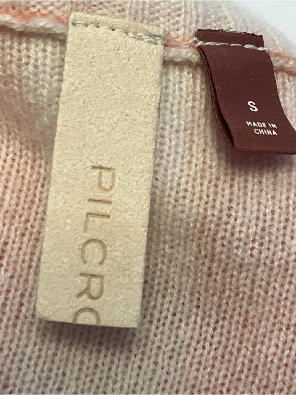 Pilcro cashmere multicolor Crewneck sweater size small - Picture 5 of 5